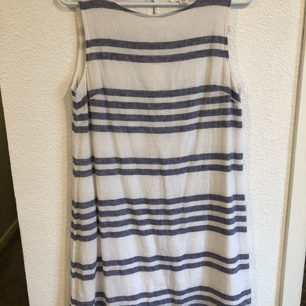 Linen tank top dress